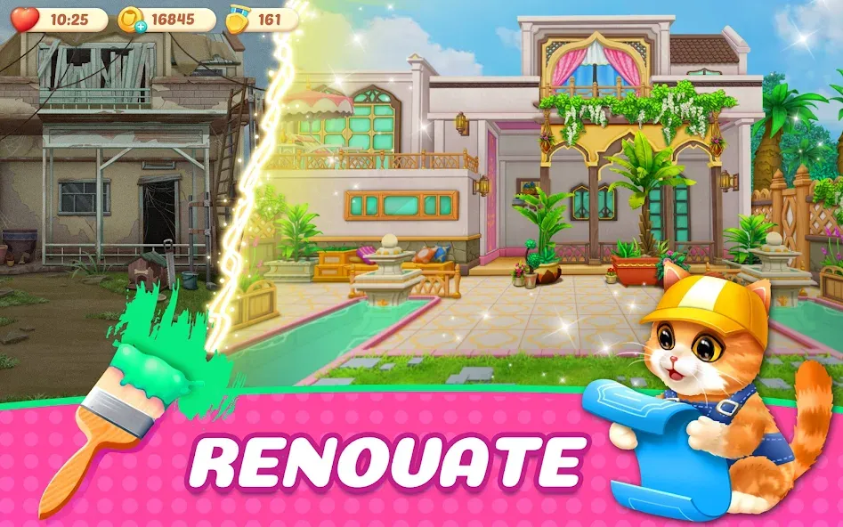 Kitten Match [MOD: безлимитные жизни и подсказки] Screenshot 3