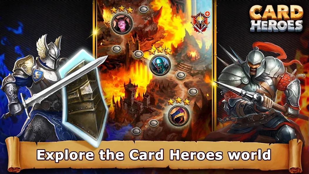 Card Heroes: TCG/CCG deck Wars [MOD: безлимитные монеты и все карты открыты] Screenshot 3