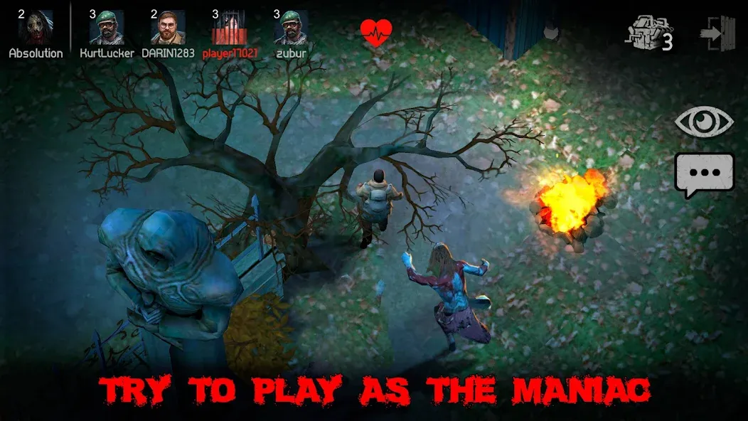 Horrorfield Multiplayer horror [MOD: безлимитные жизни и открыты персонажи] Screenshot 5