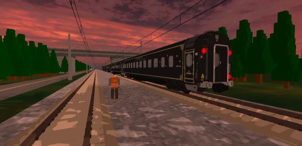 SkyRail - симулятор поезда СНГ [MOD: безлимитные деньги и топливо] Screenshot 1