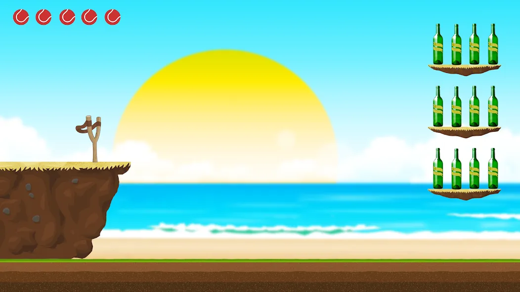 Hit Bottles Knock Down 2 [MOD: безлимитные монеты и все уровни] Screenshot 1