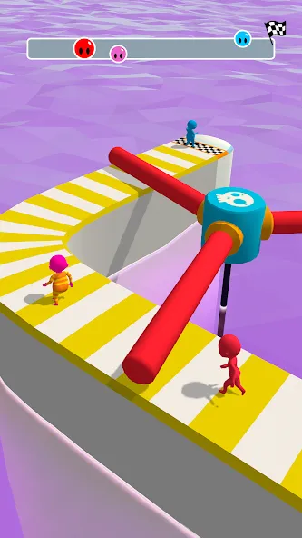 Fun Race 3D — Run and Parkour [MOD: без рекламы и открыты все уровни] Screenshot 1