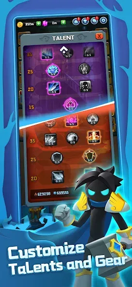 Chest Adventure: Idle RPG [MOD: много денег и открытые сундуки] Screenshot 5