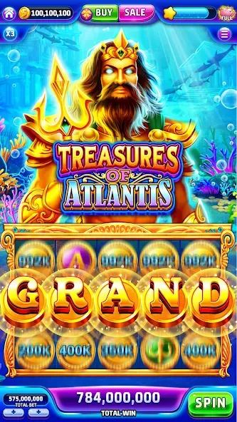 Jackpotland-Vegas Casino Slots [MOD: безлимитные монеты и бонусы] Screenshot 3