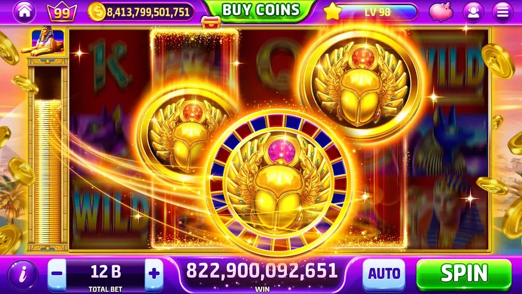 Golden Casino - Slots Games [MOD: безлимитные монеты и бонусы] Screenshot 4
