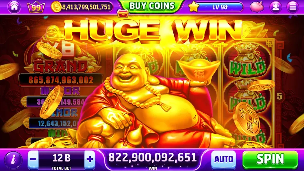 Golden Casino - Slots Games [MOD: безлимитные монеты и бонусы] Screenshot 5