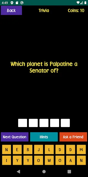 Quiz For SW Fans [MOD: сложные вопросы для фанатов] Screenshot 1