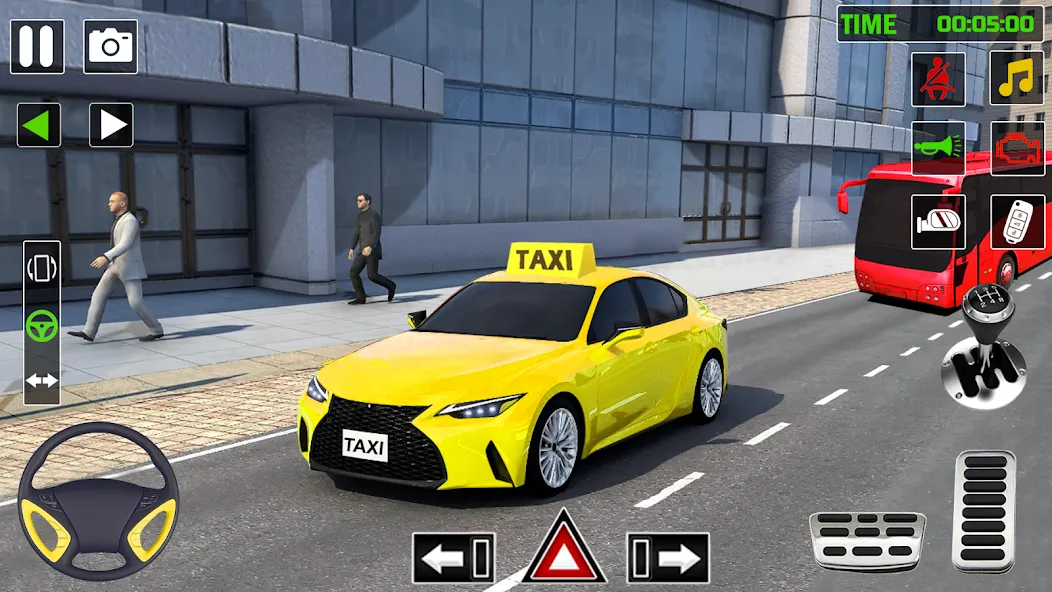 City Taxi Games-Taxi Car Games [MOD: безлимитные деньги и все машины открыты] Screenshot 3