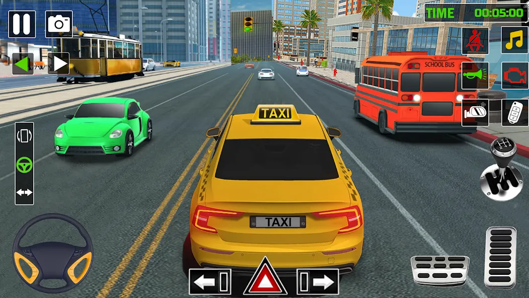 City Taxi Games-Taxi Car Games [MOD: безлимитные деньги и все машины открыты] Screenshot 4