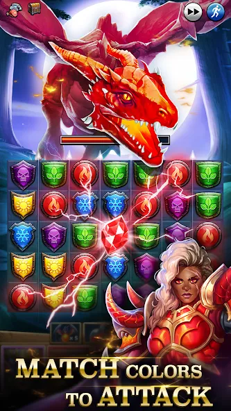 Empires &amp; Puzzles: Match-3 RPG [MOD: безлимитные ресурсы и усиленные герои] Screenshot 1
