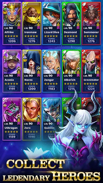 Empires &amp; Puzzles: Match-3 RPG [MOD: безлимитные ресурсы и усиленные герои] Screenshot 3