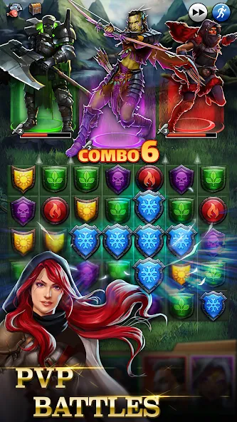 Empires &amp; Puzzles: Match-3 RPG [MOD: безлимитные ресурсы и усиленные герои] Screenshot 4