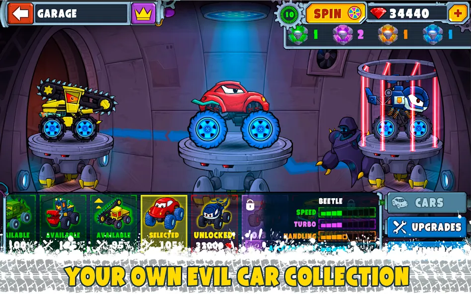 Car Eats Car Multiplayer Race [MOD: безлимитные деньги и все машины] Screenshot 4