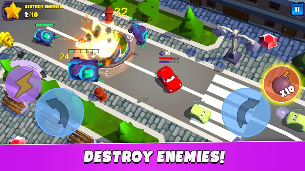 Car Eats Car 5 - Battle Arena [MOD: безлимитные деньги и усиленные машины] Screenshot 1