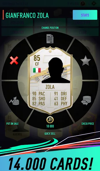 Pack Opener for FUT 21 [MOD: безлимитные монеты и редкие паки] Screenshot 4