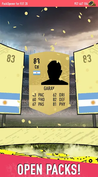 Pack Opener for FUT 20 by SMOQ [MOD: улучшенный симулятор открытия паков] Screenshot 1