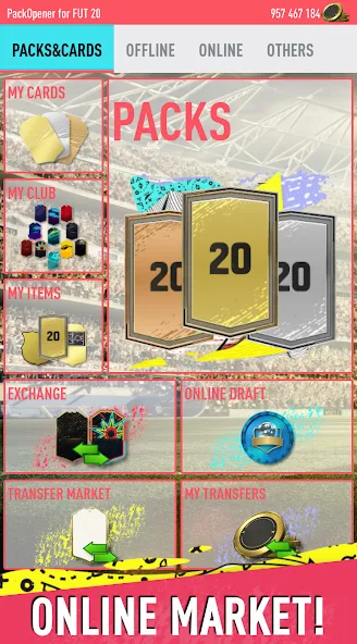 Pack Opener for FUT 20 by SMOQ [MOD: улучшенный симулятор открытия паков] Screenshot 2