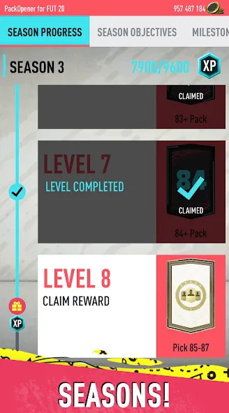 Pack Opener for FUT 20 by SMOQ [MOD: улучшенный симулятор открытия паков] Screenshot 5