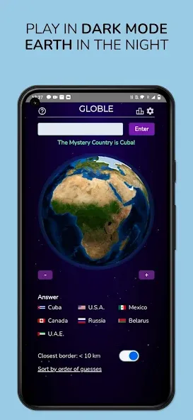 Globle - Country Guess Game [MOD: безлимитные подсказки и все страны открыты] Screenshot 3