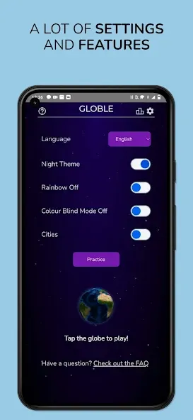 Globle - Country Guess Game [MOD: безлимитные подсказки и все страны открыты] Screenshot 4