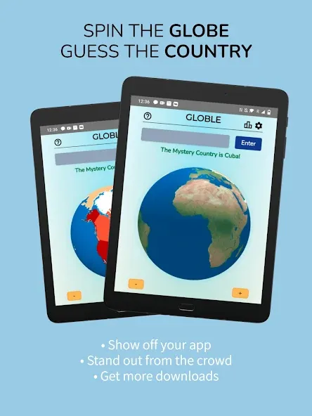 Globle - Country Guess Game [MOD: безлимитные подсказки и все страны открыты] Screenshot 5
