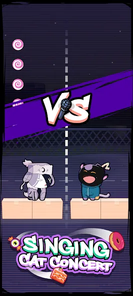 Singing Cat Concert [MOD: безлимитные монеты и все песни] Screenshot 1