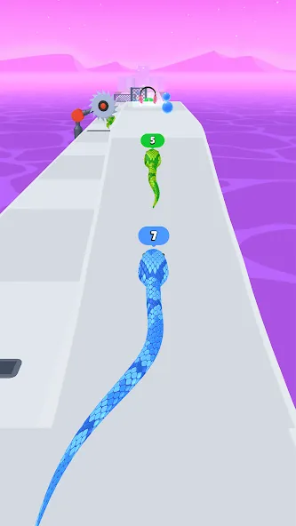 Snake Run Race・3D Running Game [MOD: безлимитные деньги и все скины] Screenshot 5