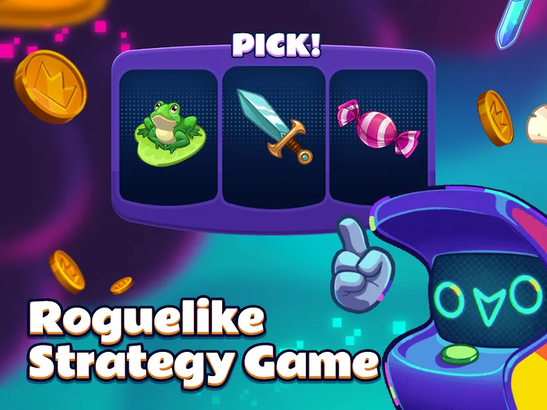SpinCraft: Roguelike [MOD: безлимитные монеты и улучшения] Screenshot 2