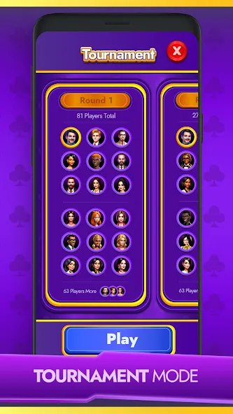 Tonk - Classic Card Game [MOD: безлимитные деньги и подсказки] Screenshot 3
