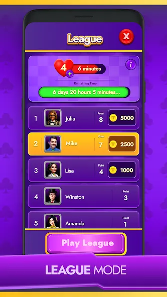 Tonk - Classic Card Game [MOD: безлимитные деньги и подсказки] Screenshot 4