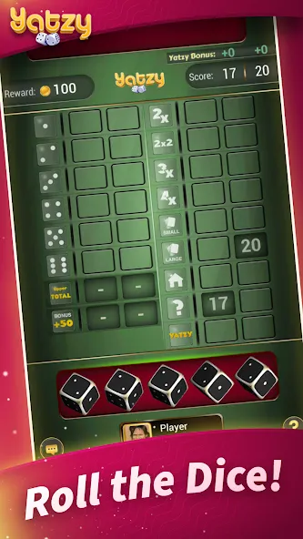 Yatzy - Offline Dice Games [MOD: без рекламы и бесконечные броски] Screenshot 2
