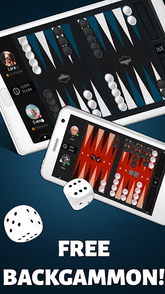 Backgammon Offline [MOD: без рекламы и разблокированы все функции] Screenshot 2