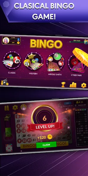 Bingo - Offline Bingo Game [MOD: безлимитные монеты и бонусы] Screenshot 2