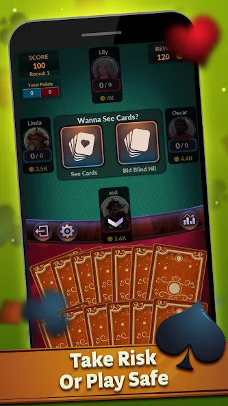 Spades - Offline Card Games [MOD: без рекламы и все режимы открыты] Screenshot 3
