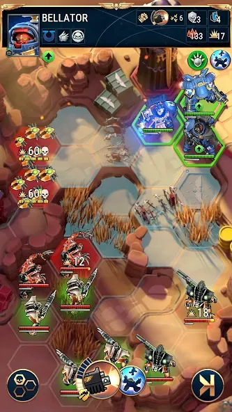 Warhammer 40,000: Tacticus [MOD: безлимитные ресурсы и усиленные бойцы] Screenshot 5