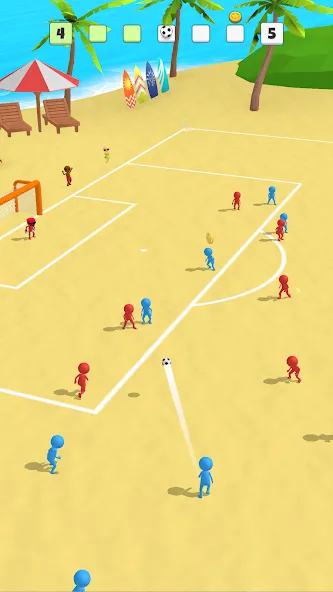 Super Goal: Fun Soccer Game [MOD: безлимитные монеты и все команды] Screenshot 2