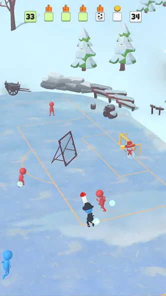 Super Goal: Fun Soccer Game [MOD: безлимитные монеты и все команды] Screenshot 3