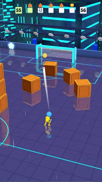 Super Goal: Fun Soccer Game [MOD: безлимитные монеты и все команды] Screenshot 5