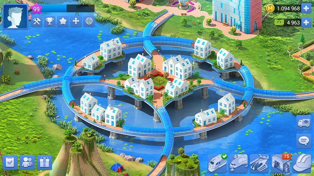 Megapolis: City Building Sim [MOD: безлимитные деньги и ресурсы] Screenshot 3