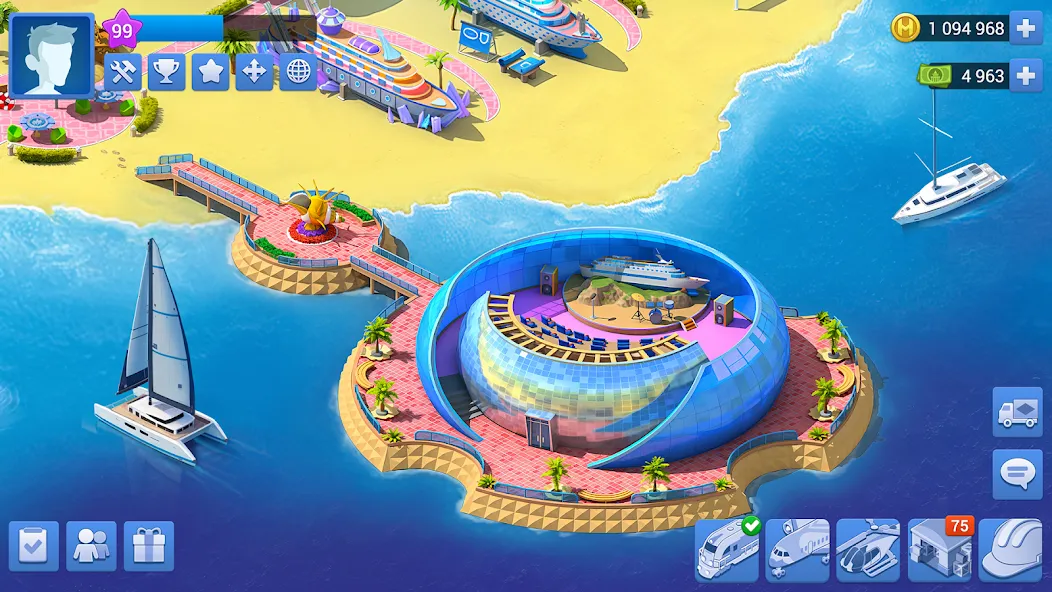 Megapolis: City Building Sim [MOD: безлимитные деньги и ресурсы] Screenshot 5