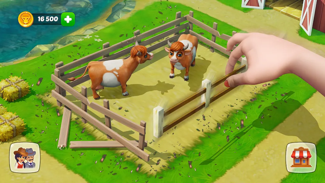 Wild West: Farm Town Build [MOD: безлимитные монеты и ресурсы] Screenshot 1