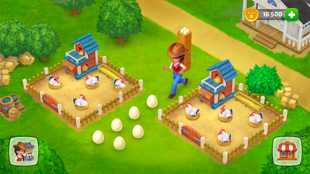 Wild West: Farm Town Build [MOD: безлимитные монеты и ресурсы] Screenshot 4