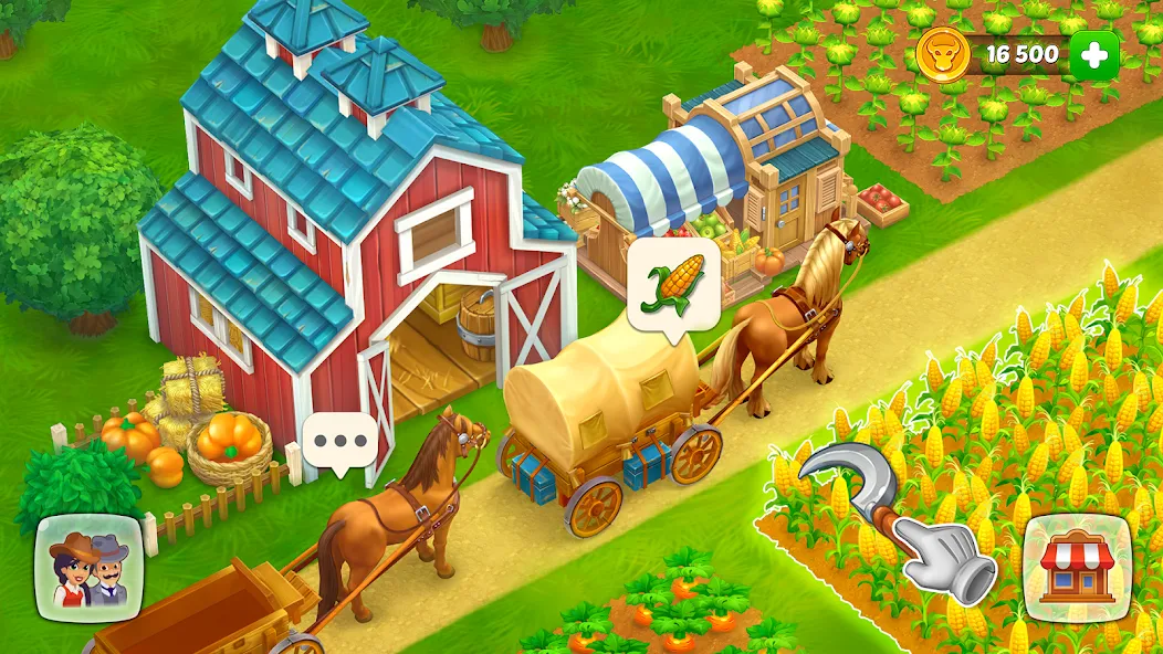 Wild West: Farm Town Build [MOD: безлимитные монеты и ресурсы] Screenshot 5