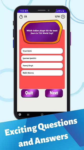 Cricket Quiz Game [MOD: безлимитные подсказки и все ответы] Screenshot 4
