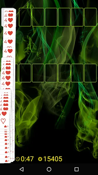All In a Row Solitaire [MOD: без рекламы и все карты открыты] Screenshot 2