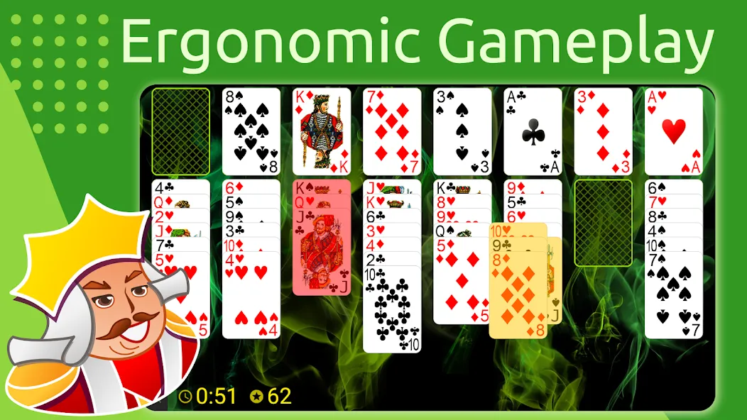 FreeCell [MOD: открыты все уровни и подсказки] Screenshot 1