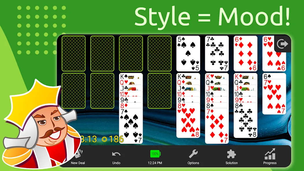 FreeCell [MOD: открыты все уровни и подсказки] Screenshot 5