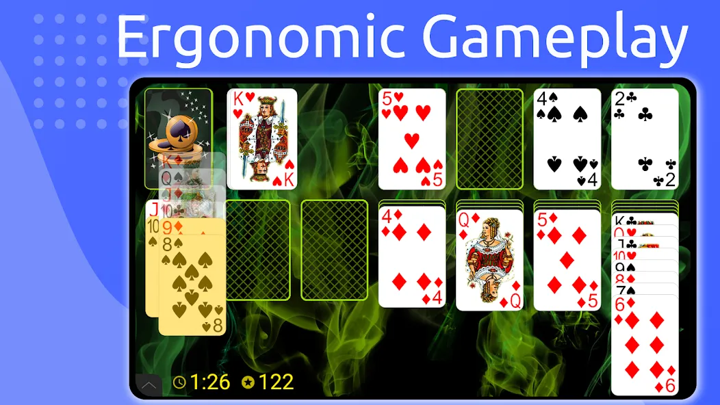 Solitaire [MOD: без рекламы и безлимитные подсказки] Screenshot 1