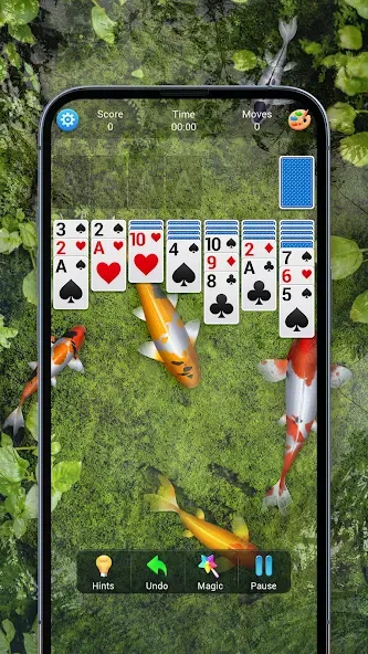Solitaire, Klondike Card Games [MOD: безлимитные подсказки и отмены хода] Screenshot 5