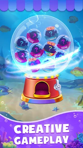 Solitaire: Fish Master [MOD: безлимитные монеты и рыбки] Screenshot 4
